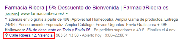 extensiones de google ads